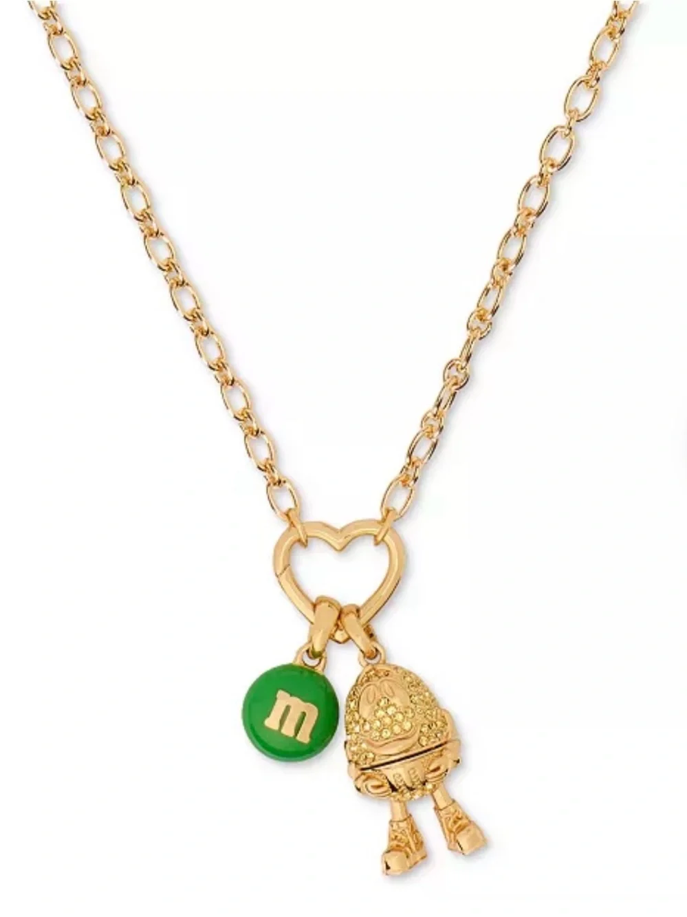 Kate Spade New York X M&M Gold-Tone Statement Pendant Necklace 18